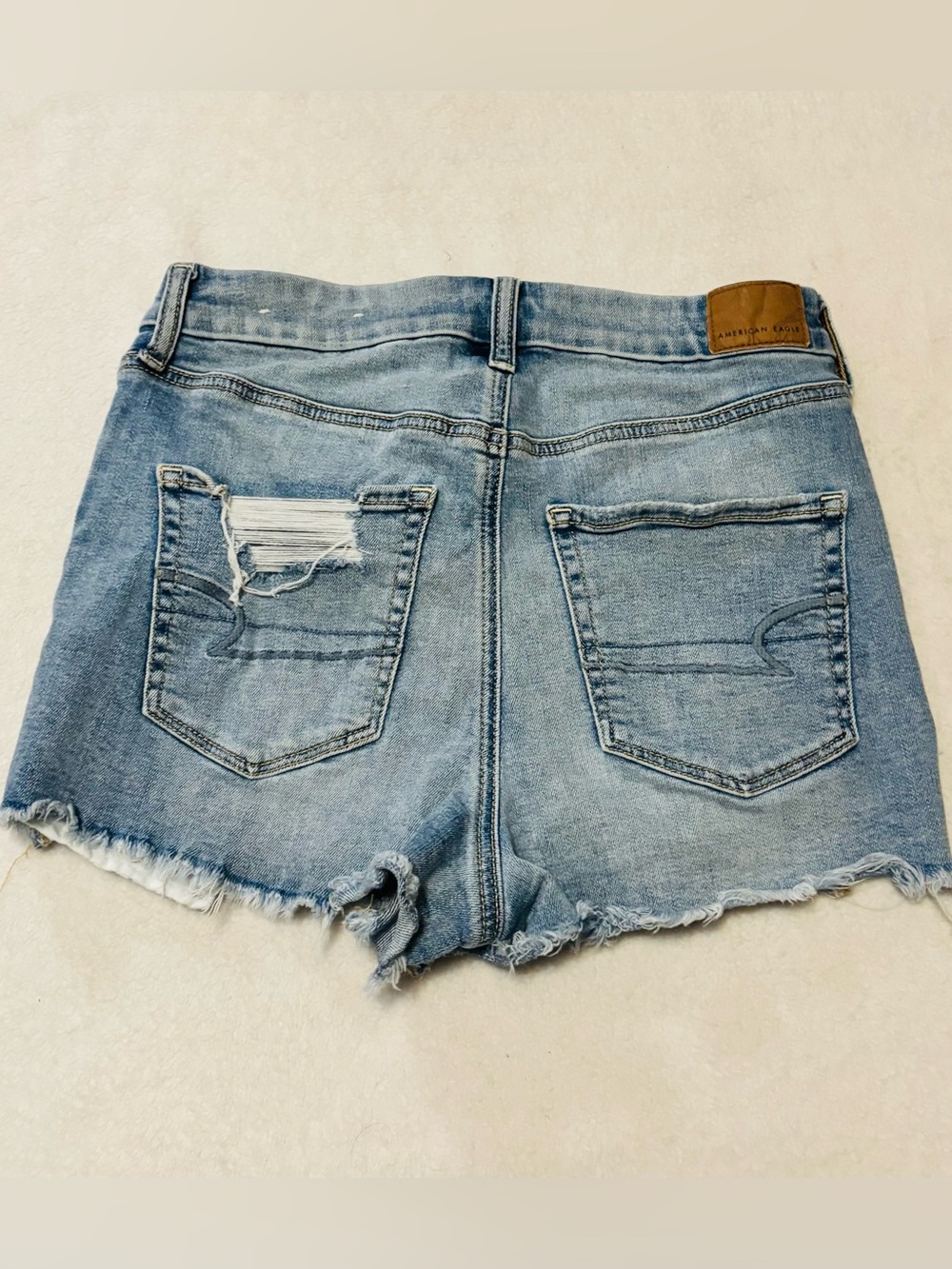 American Eagle Outfitters Distressed Shorts Size 4 EUC - Picture 2 of 13
